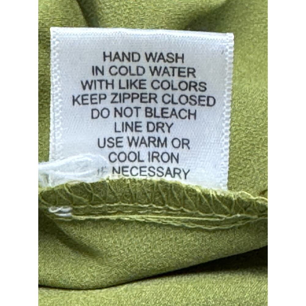 Speed Limit Mph Button Down Olive Green 3/4 Sleev… - image 8